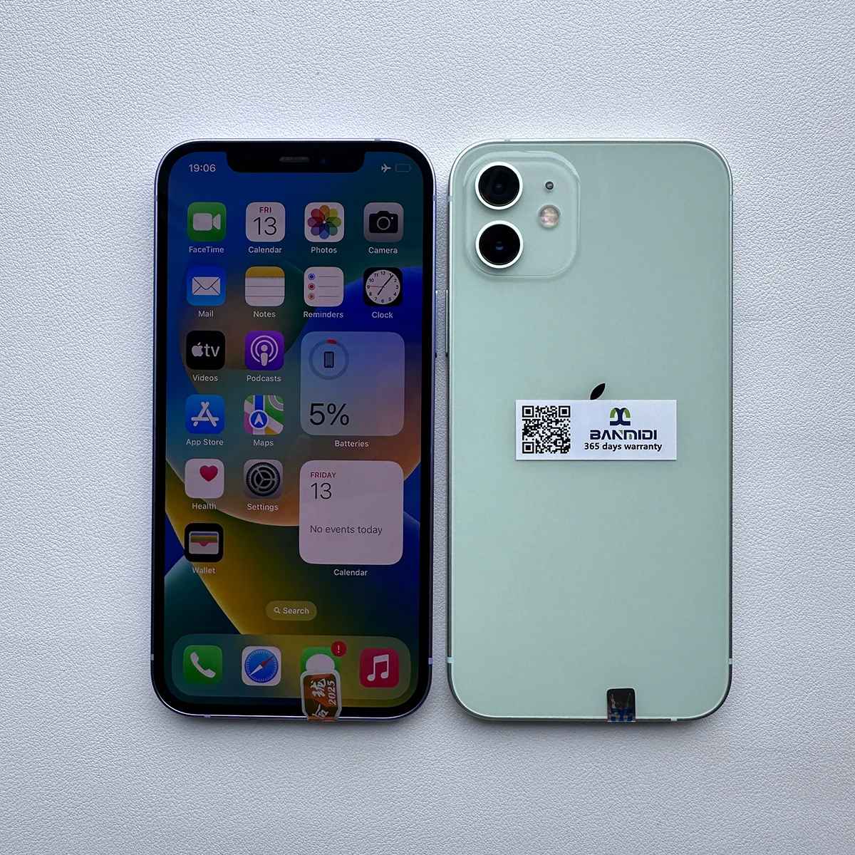 Smartphone Apple iPhone 12 d'origine, 128 Go/256 Go ROM, 5G, débloqué